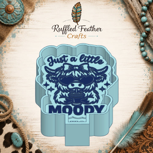 A Little Moody Freshie Mold | Silicone Car Freshie Mold