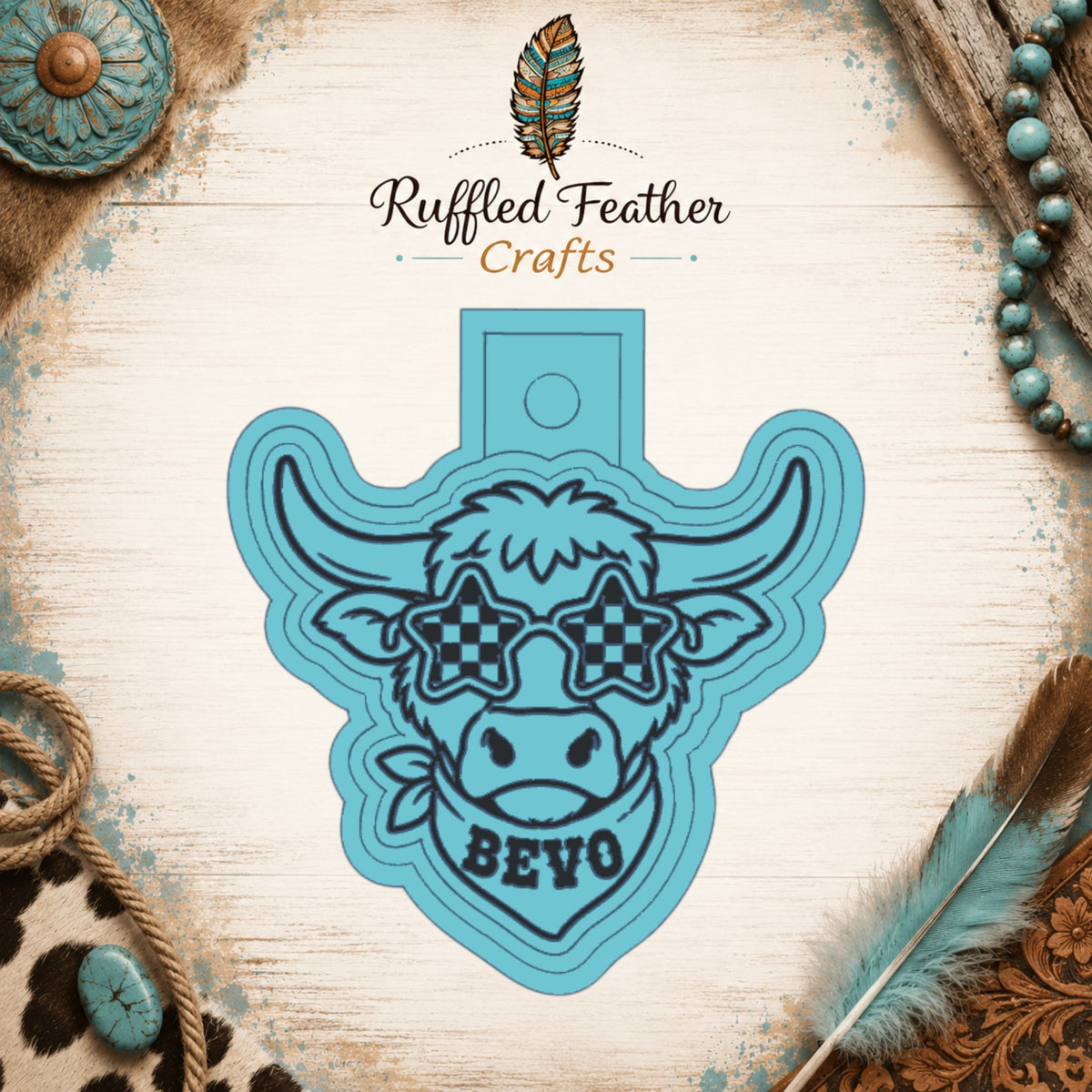 Bevo Longhorn | Silicone Freshie Mold