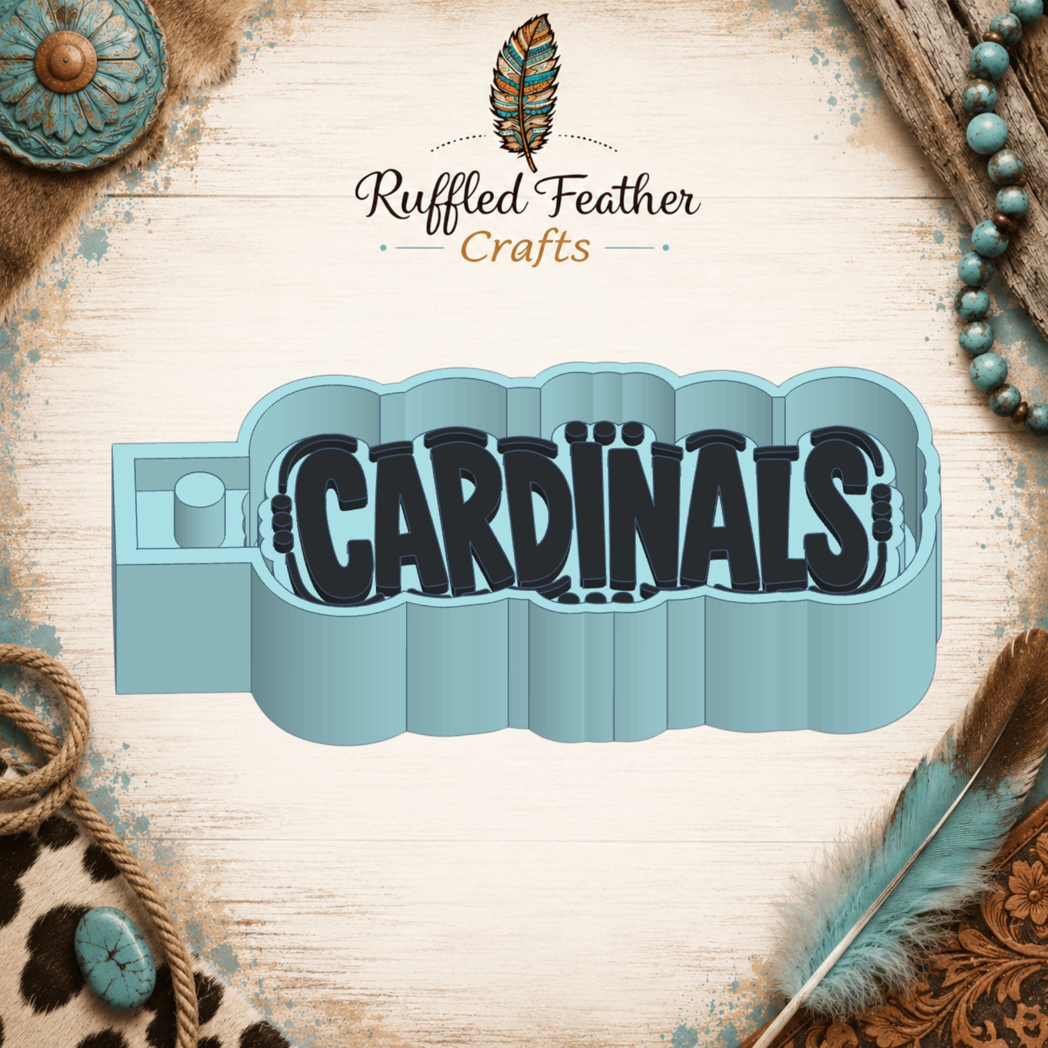 Cardinals Freshie Mold