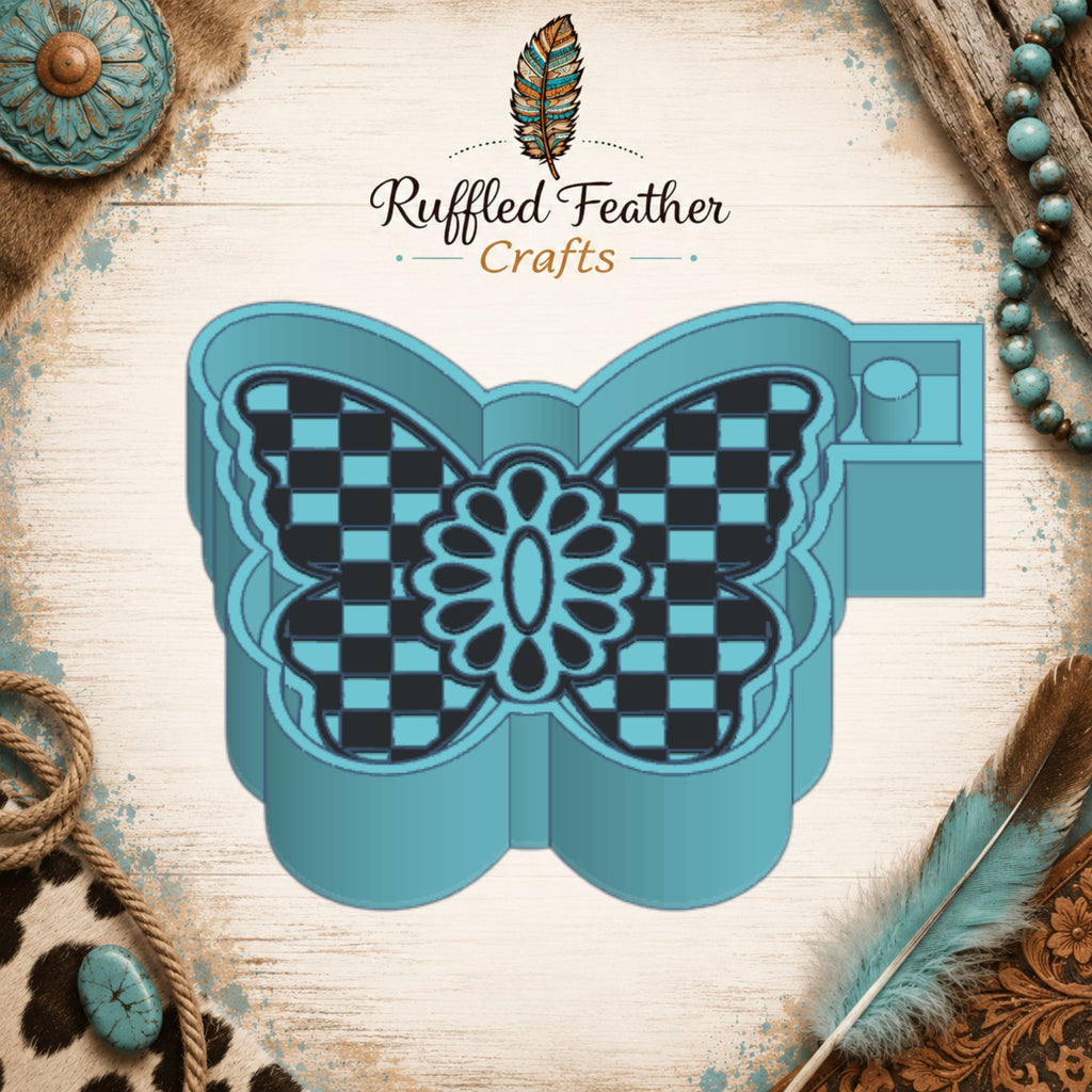 Cowgirl Butterfly Freshie Mold
