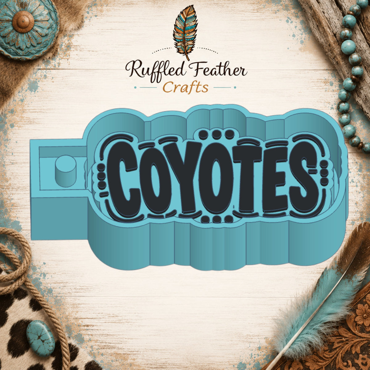 Coyotes Freshie Mold