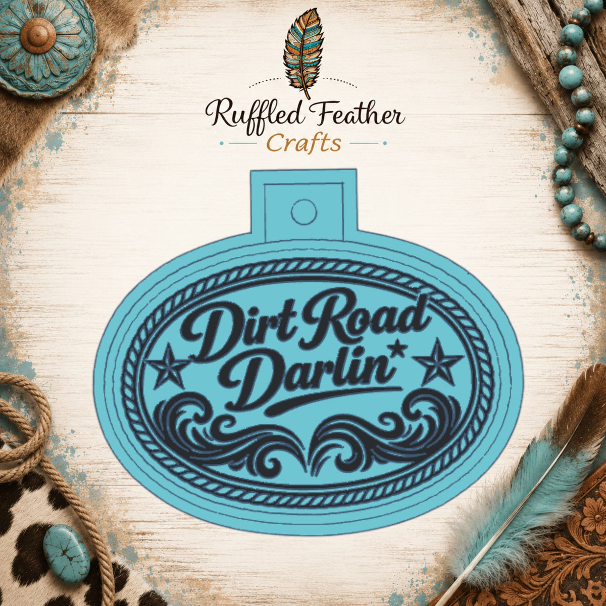 Dirt Road Darlin' Freshie Mold