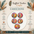 Southwest Hummingbird Round Cabochons