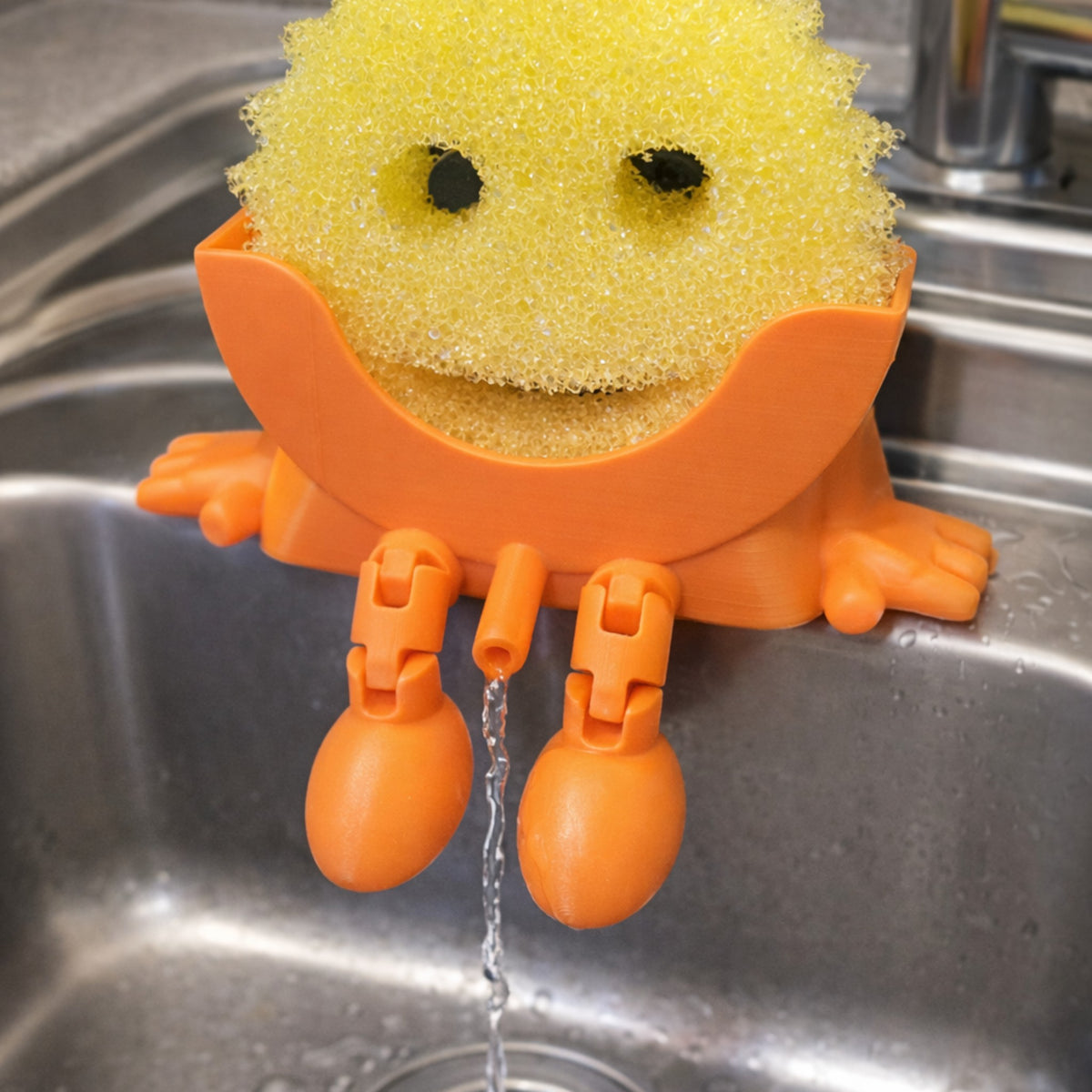 Sassy Self-Draining Sponge Holder | 3D Printed Kitchen Sponge Caddy