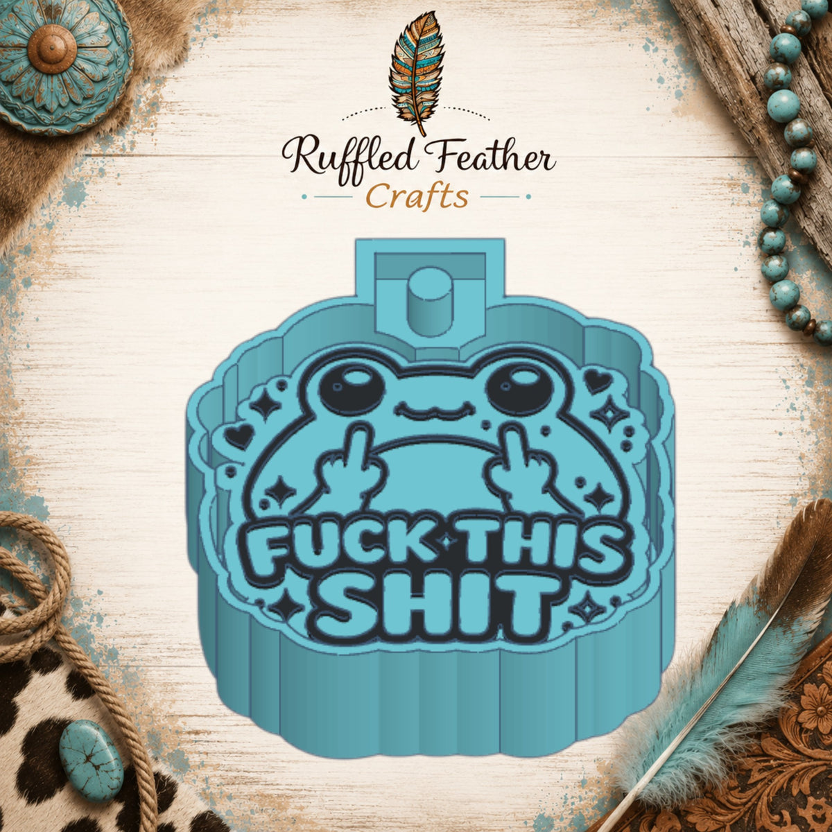 Frog Fuck This Shit Freshie Mold