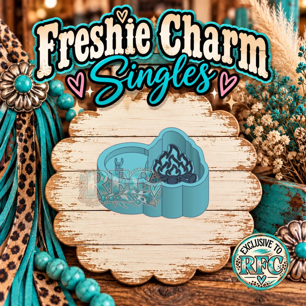 Campfire | Silicone Freshie Charm Single Mold