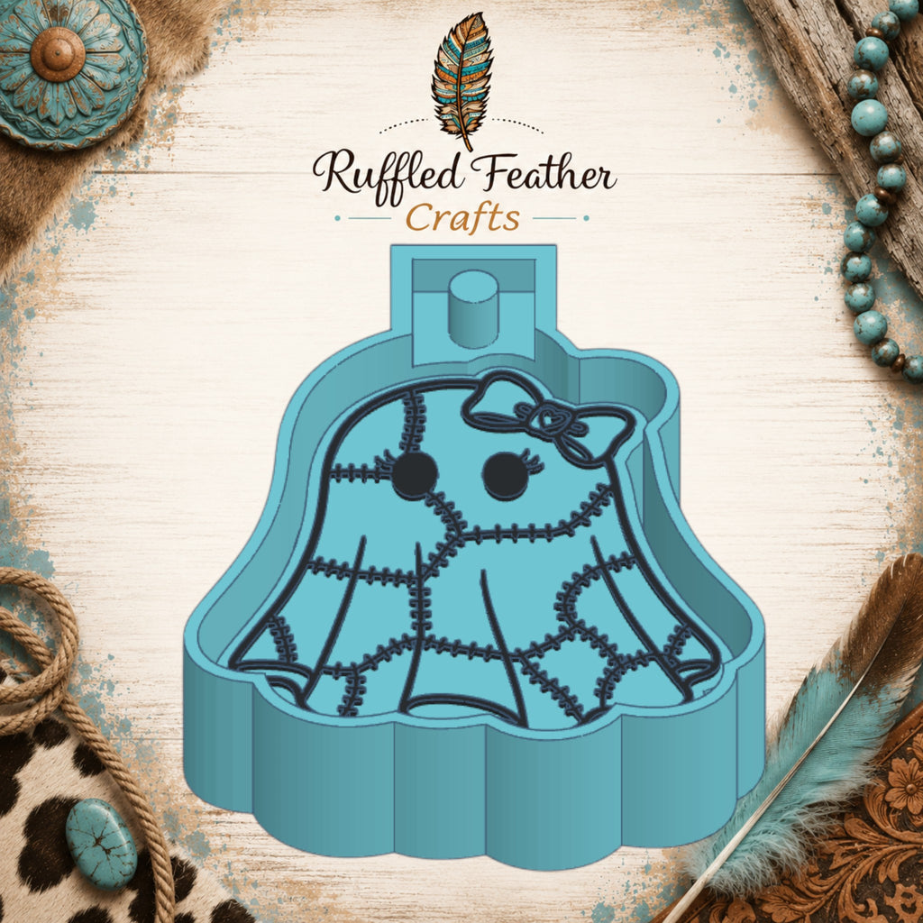 Patchwork Ghost Freshie Mold