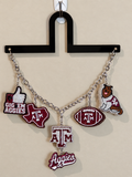 TAMU Spirit Freshie Charm Set | Mini Scented Car Freshies | Finished & Scented Freshie Charm Set