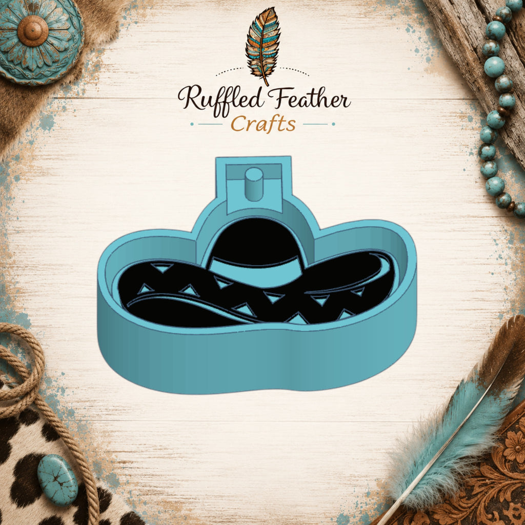 Sombrero Freshie Mold