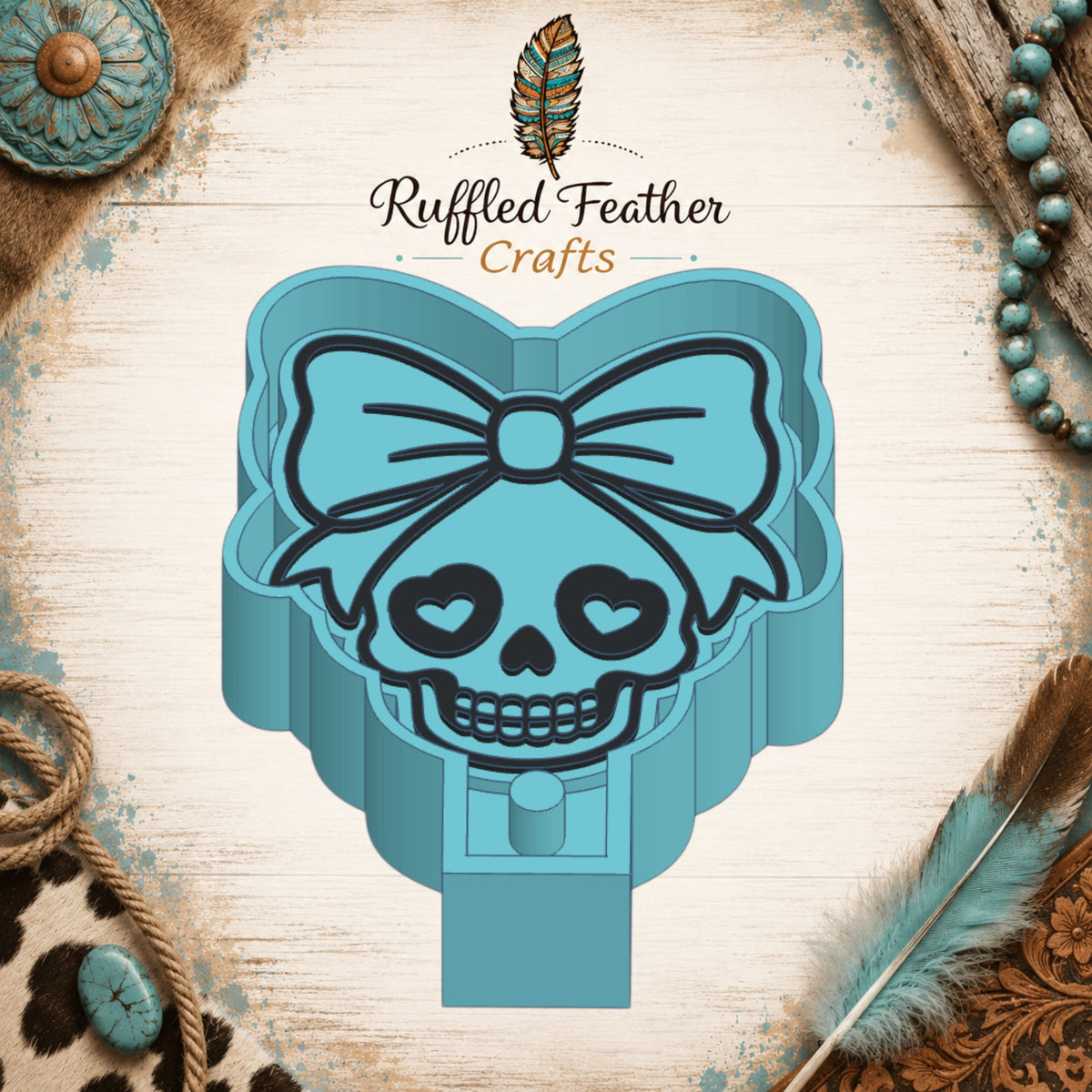 Skeleton Bow Freshie Mold