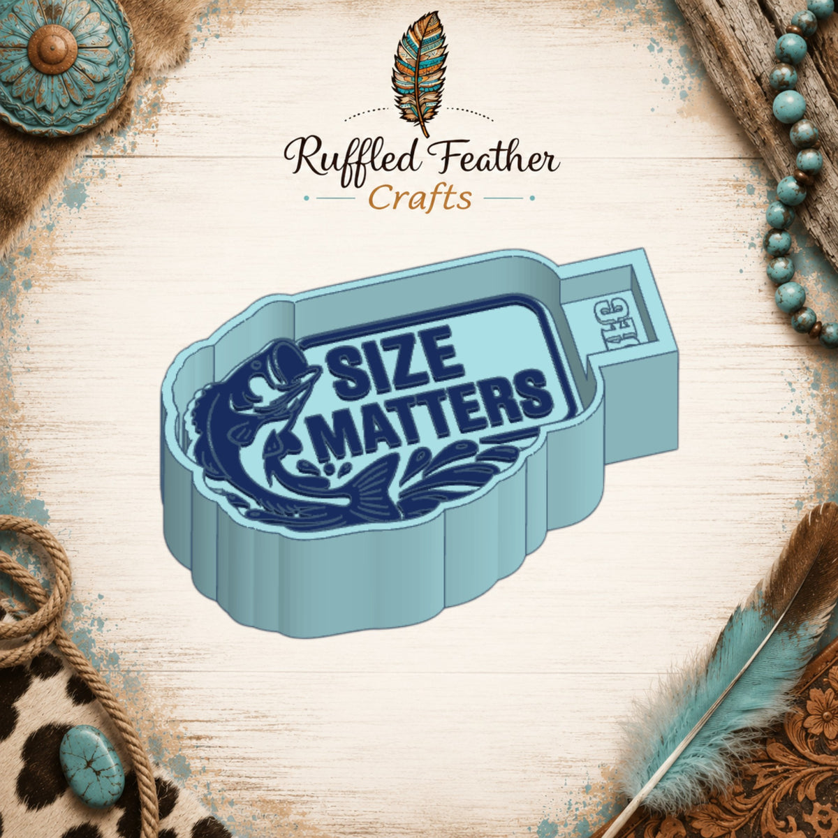 Size Matters Bass Freshie Mold