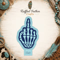 Skeleton Middle Finger Freshie Mold