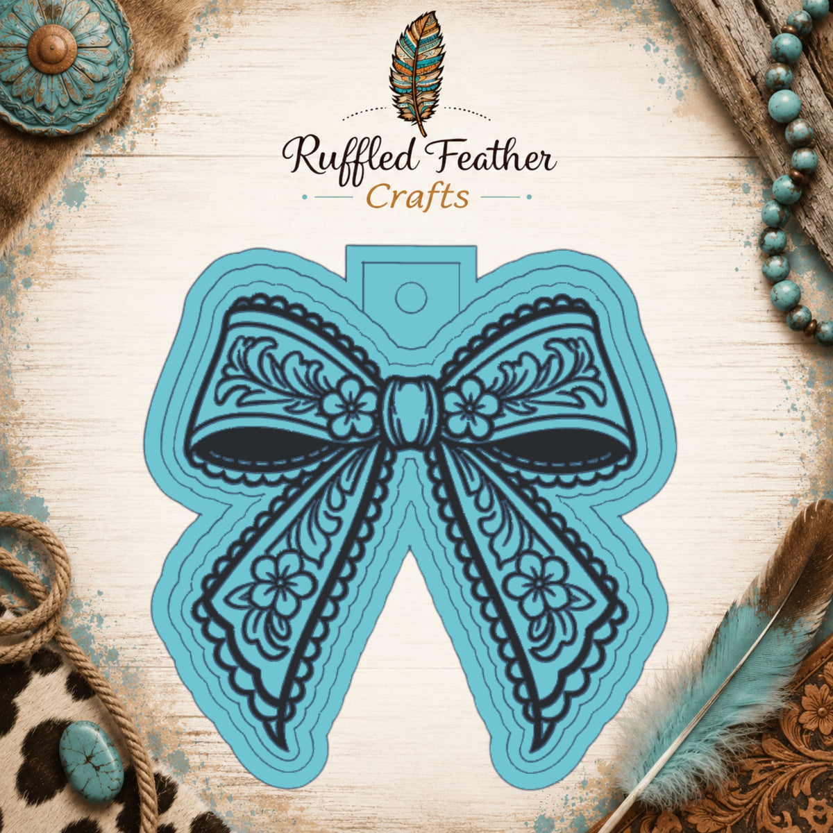 Tooled Bow Freshie Mold