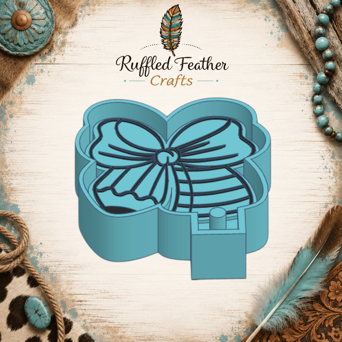 Teacher Bow Freshie Mold